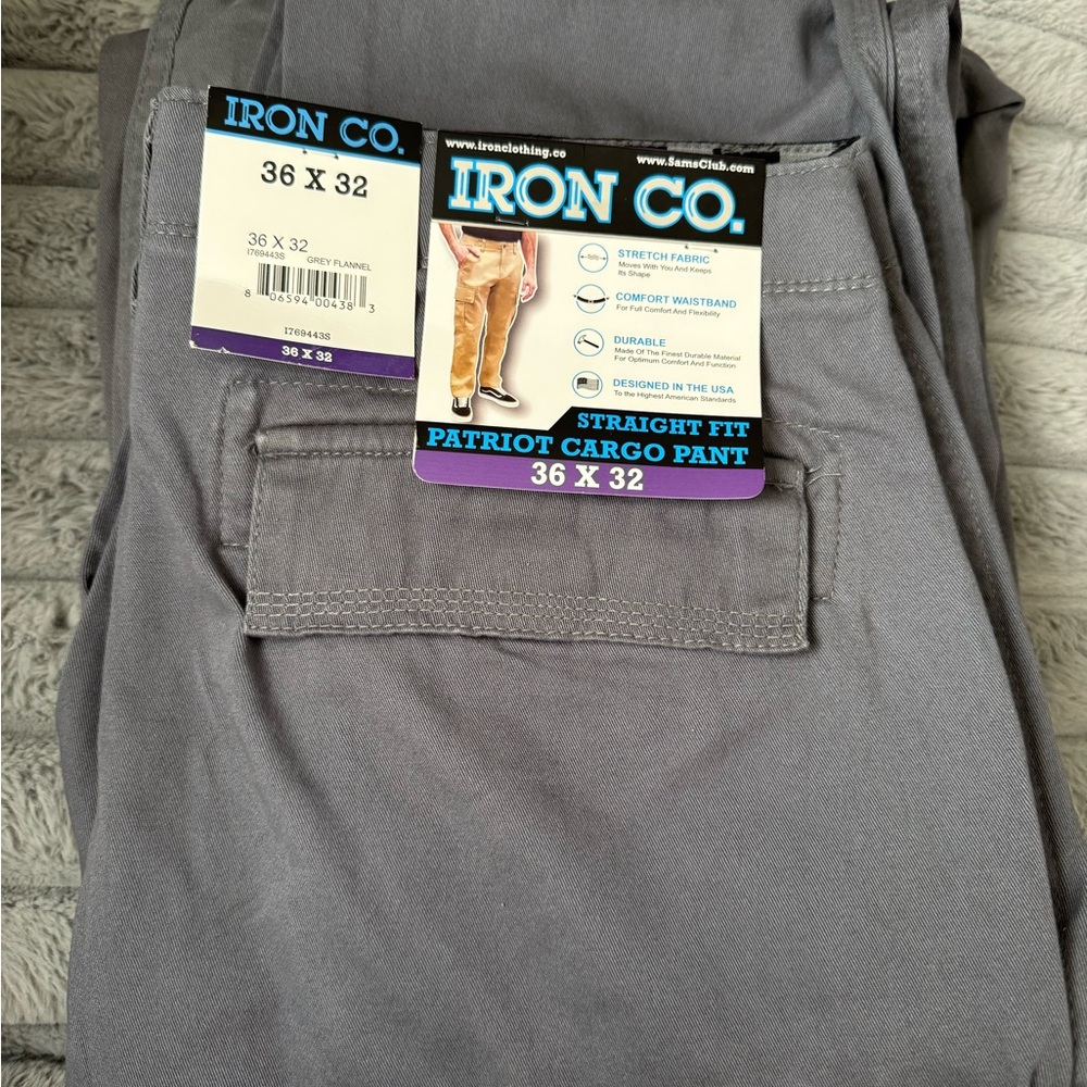 Gray Cargo Pants for Men